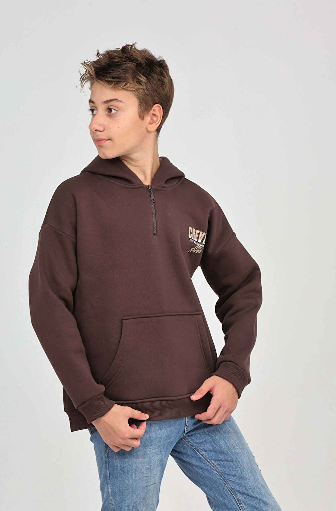 Toontoy Erkek Çocuk Create Baskılı Sweatshirt