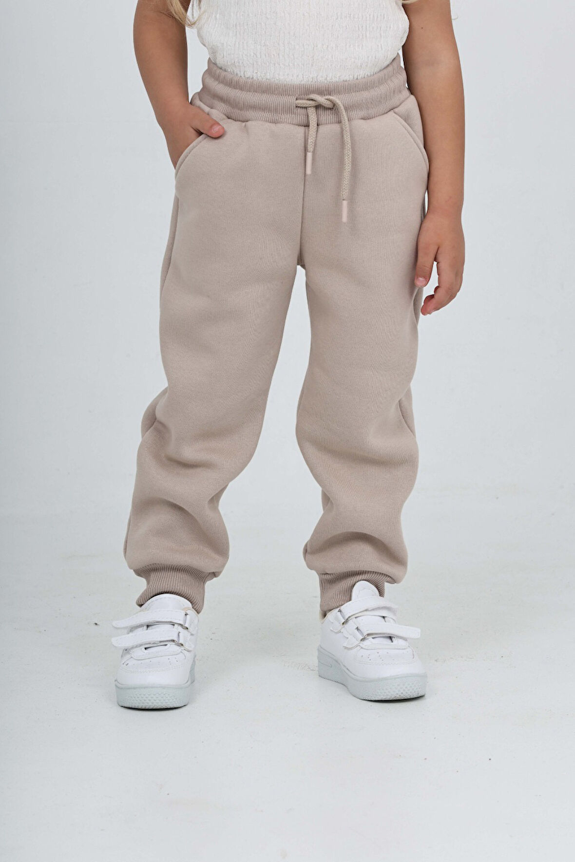 Toontoy Kız Çocuk T Logo Nakışlı Eşofman Alt