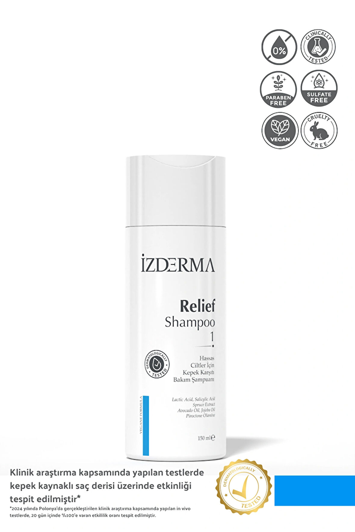 Relief Shampoo 1 Kepek Karşıtı Bakım Şampuanı 150 ml