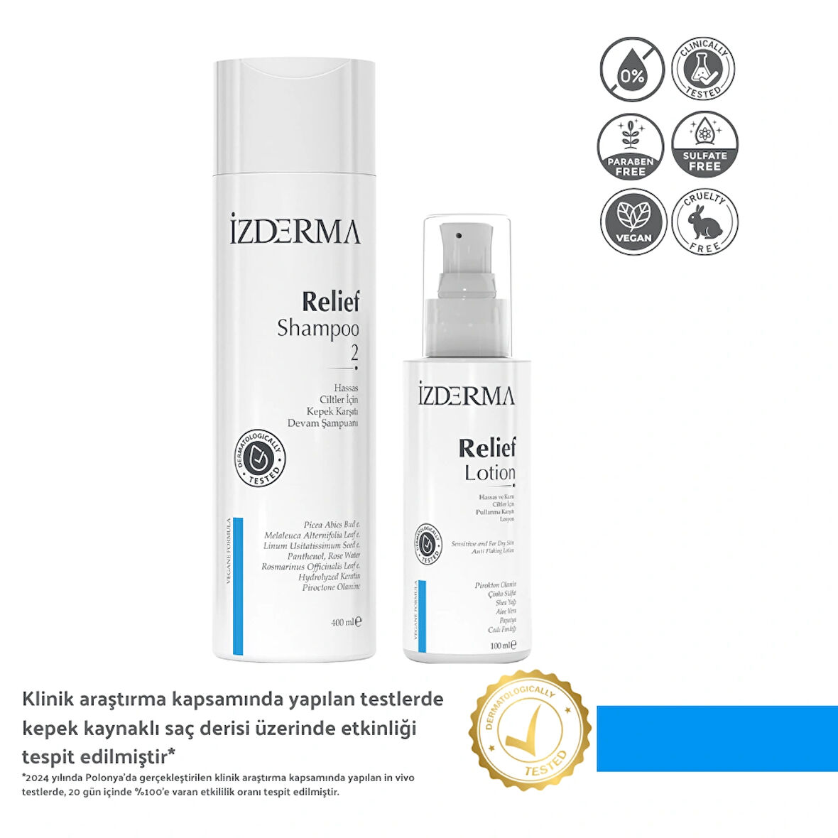 Relief Kepek Karşıtı Devam Şampuanı ve Nemlendirici Losyon İkili Set