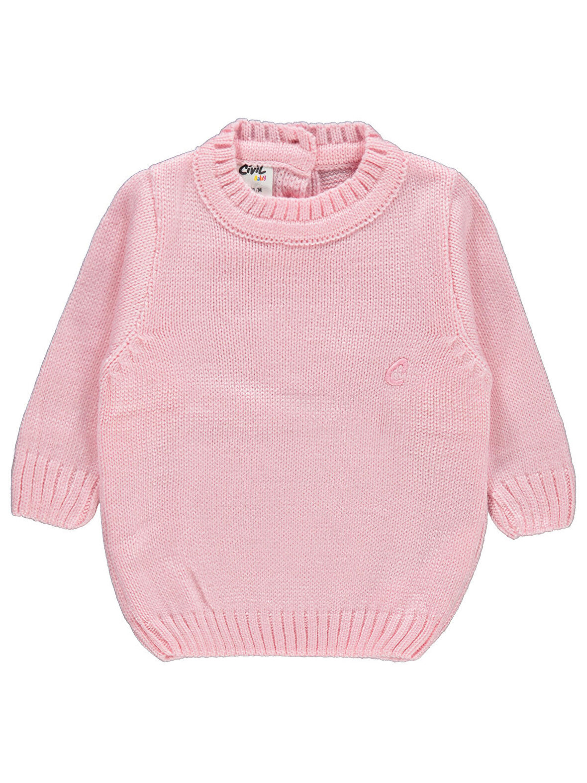 Civil Baby Kız Bebek Triko Kazak 6-18 Ay Pembe
