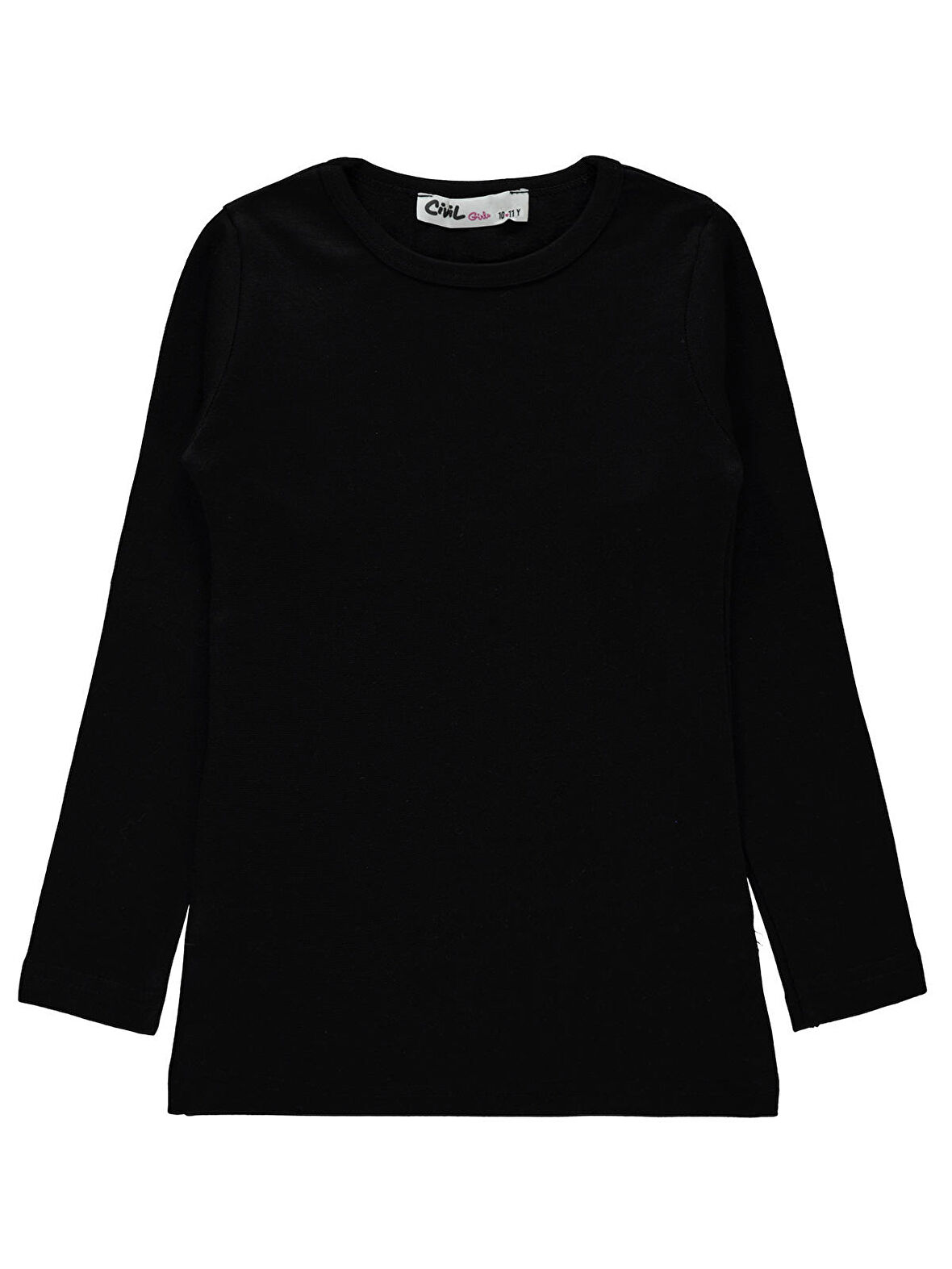 Civil Girls Kız Çocuk Termal Sweatshirt 10-13 Yaş Siyah