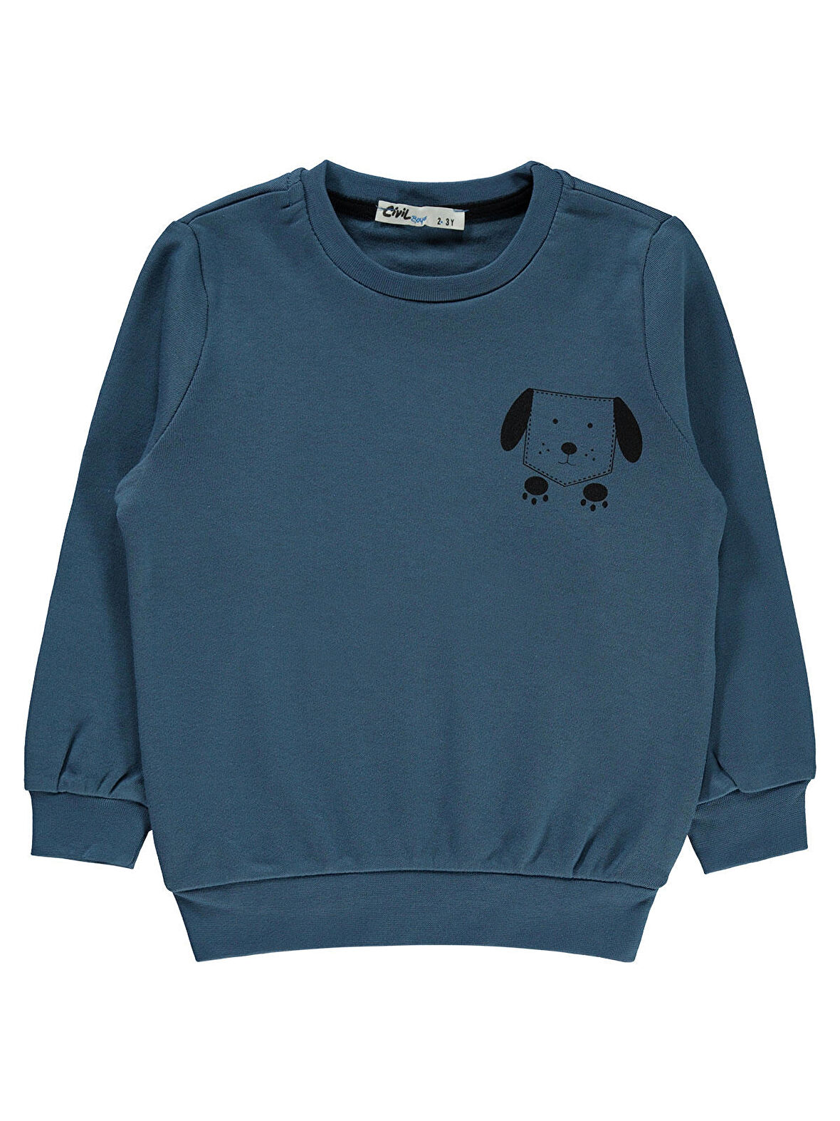 Civil Boys Erkek Çocuk Sweatshirt 2-5 Yaş İndigo