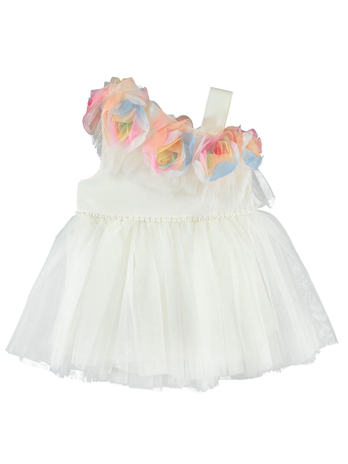 Civil Baby Kız Bebek Elbise 6-18 Ay Ekru