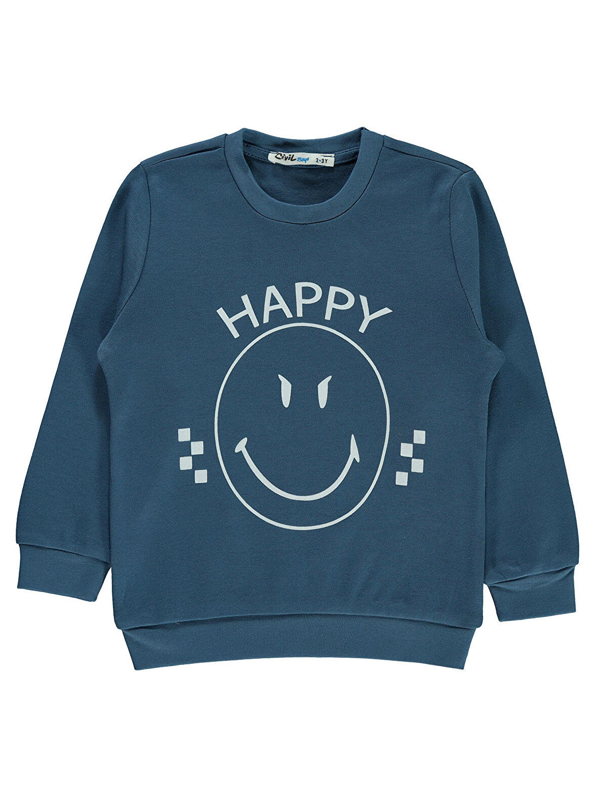 Civil Boys Erkek Çocuk Sweatshirt 2-5 Yaş İndigo