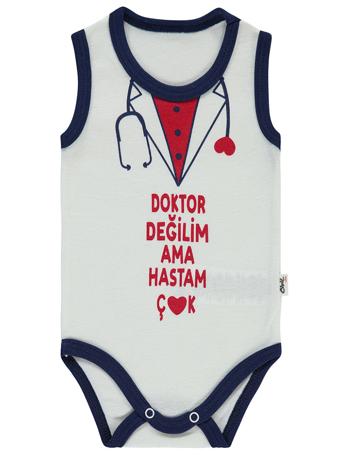 Civil Baby Erkek Bebek Çıtçıtlı Badi 18 Ay  Lacivert