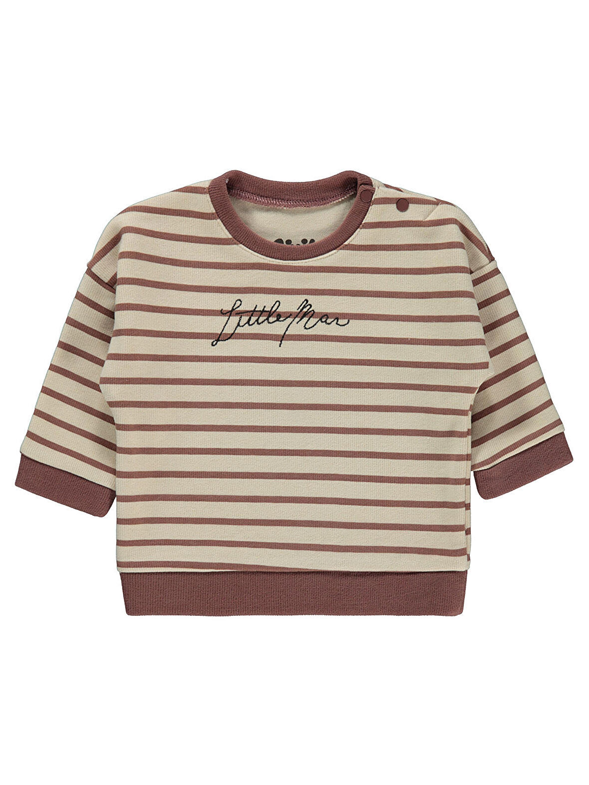 Civil Baby Erkek Bebek Sweatshirt 6-18 Ay Açık Kahve