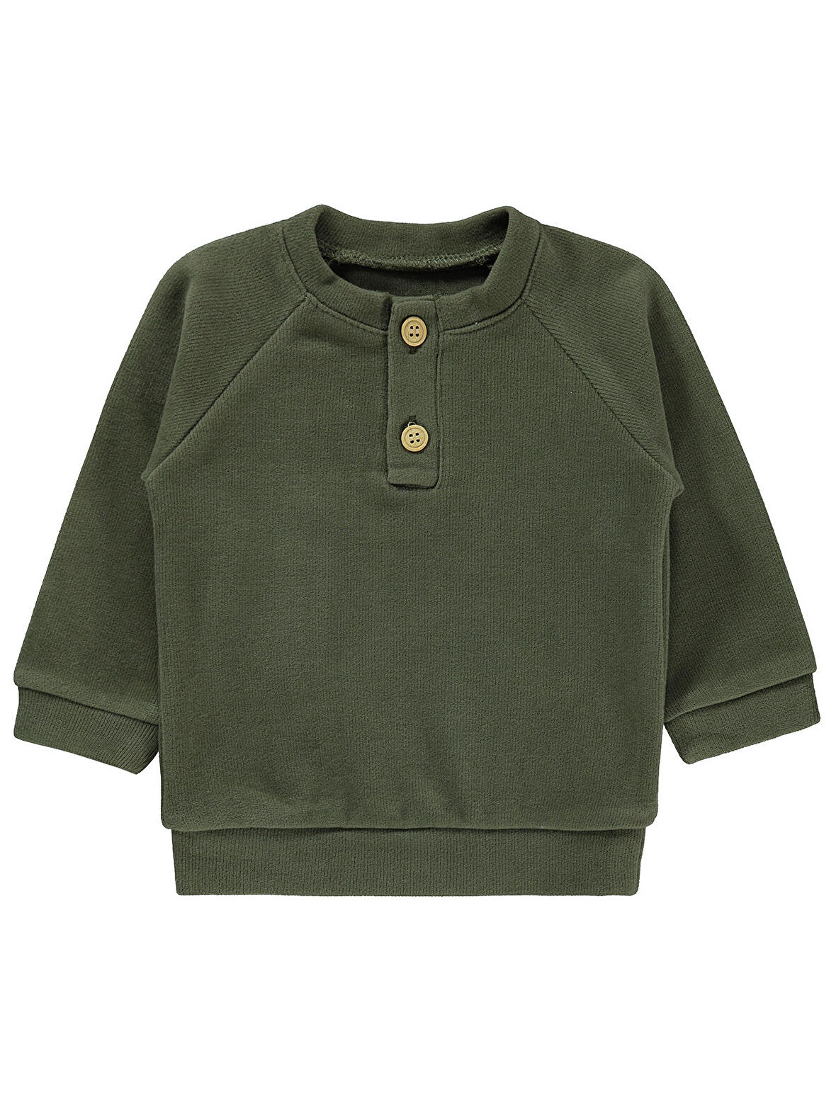 Civil Baby Erkek Bebek Sweatshirt 6-18 Ay Haki