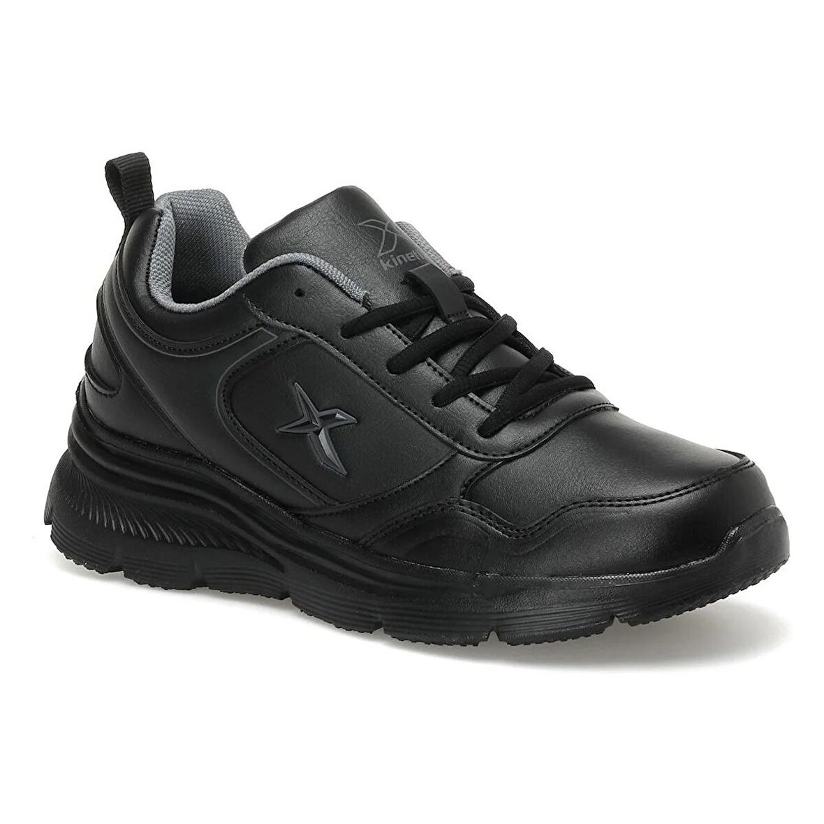 KINETIX 2W SUOMY PU W 2PR KADIN SPOR AYAK.36-40,SIYAH/GRI Siyah-Gri