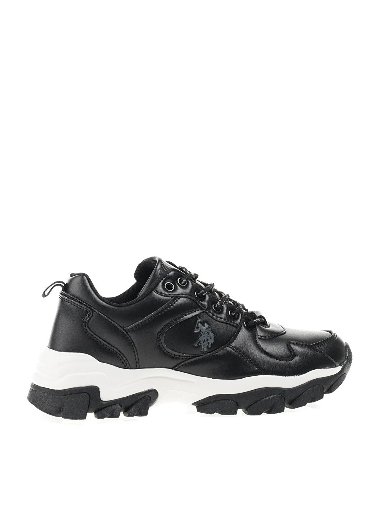 U.S. Polo Assn. Siyah Kadın Yüksek Taban Sneaker 2F TRACKY 2PR