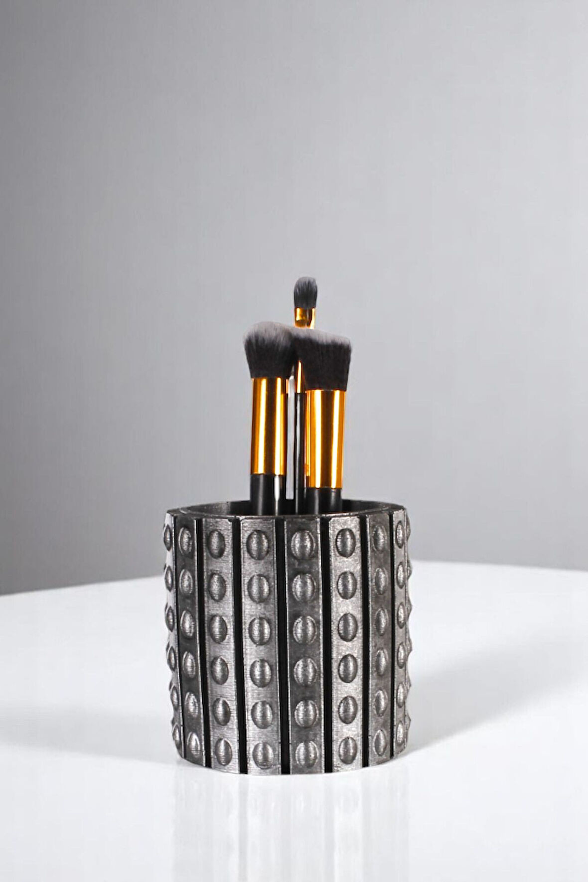 Makyaj Organizeri Makyaj Fırçalığı Makyaj Organizer Düzenleyici Siyah Renk Model 91