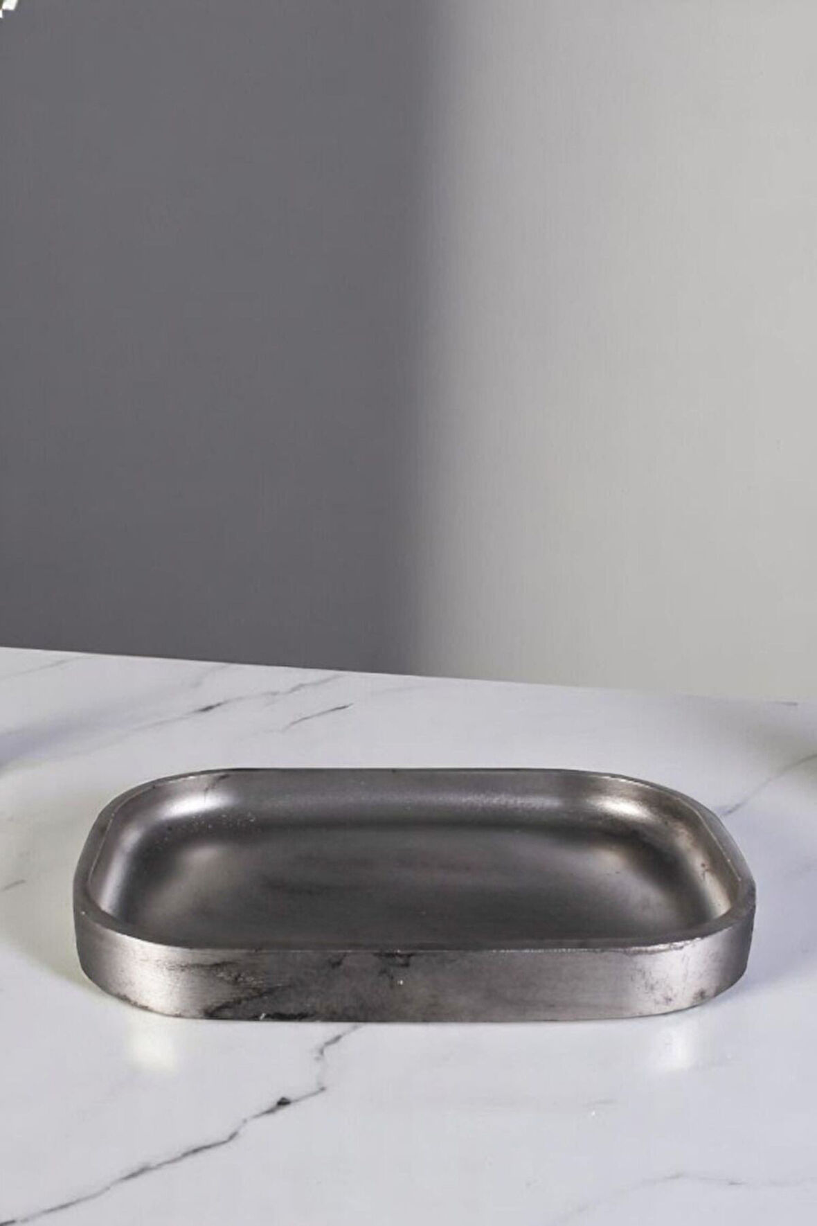 Takı Organizer Makyaj Düzenleyici Kozmetik Organizer Dekoratif Tabak Altın Eskitme Renk Model 35