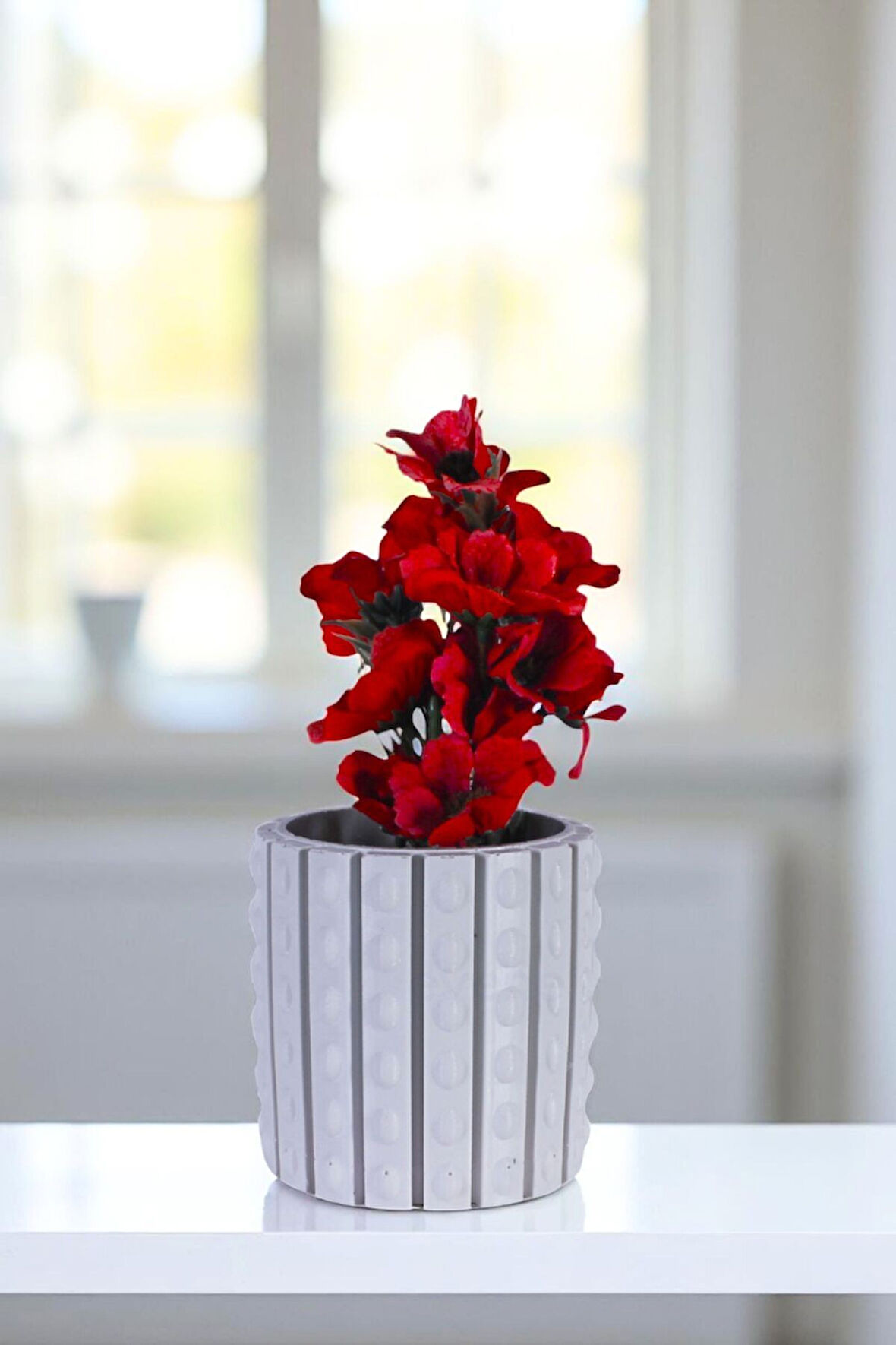 Vazo Küçük Vazo Masa Üstü Vazo Ev Dekorasyon Vazo Altın Renk Model 91