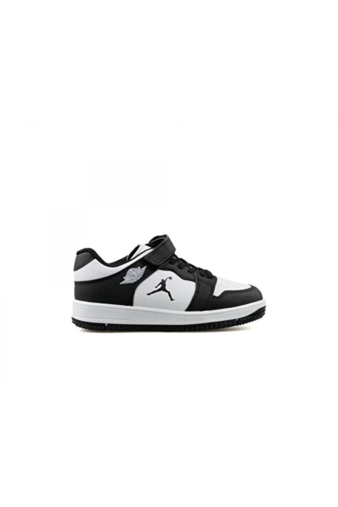 Bobe Kıds Haykat Kısa Flt Unisex Çocuk Sneaker Siyah Beyaz