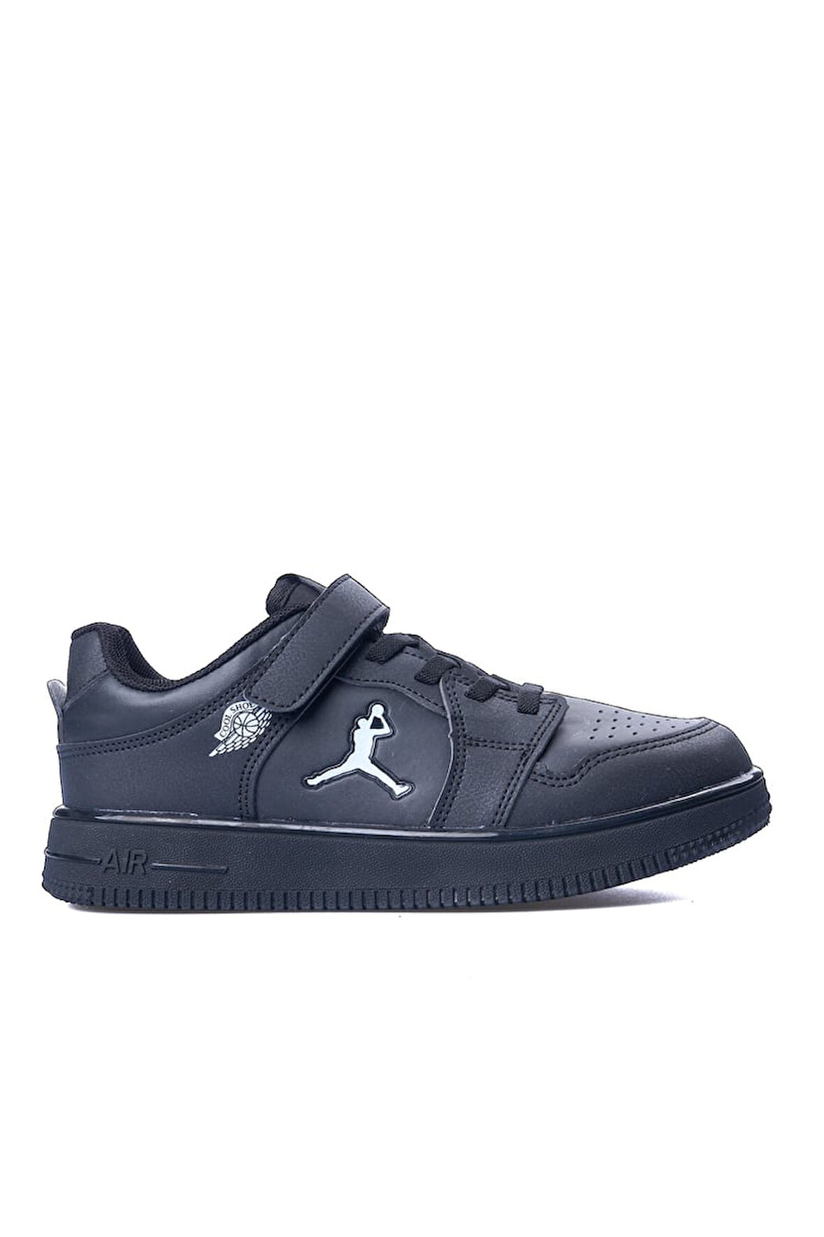 Cool Haykat Çocuk Bantlı Sneaker Siyah