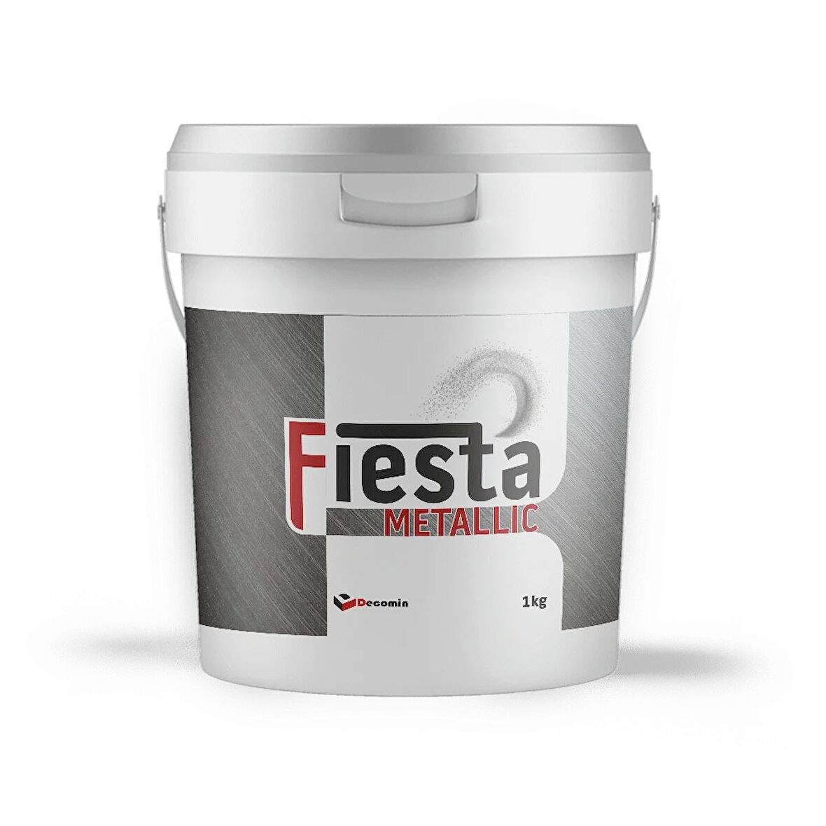 Fiesta Metallic Beyaz Kalın Texture 1kg