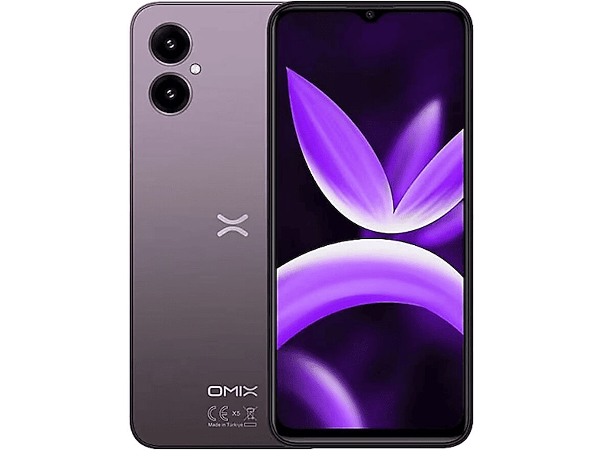 OMIX X5 6/128GB Akıllı Telefon Mor