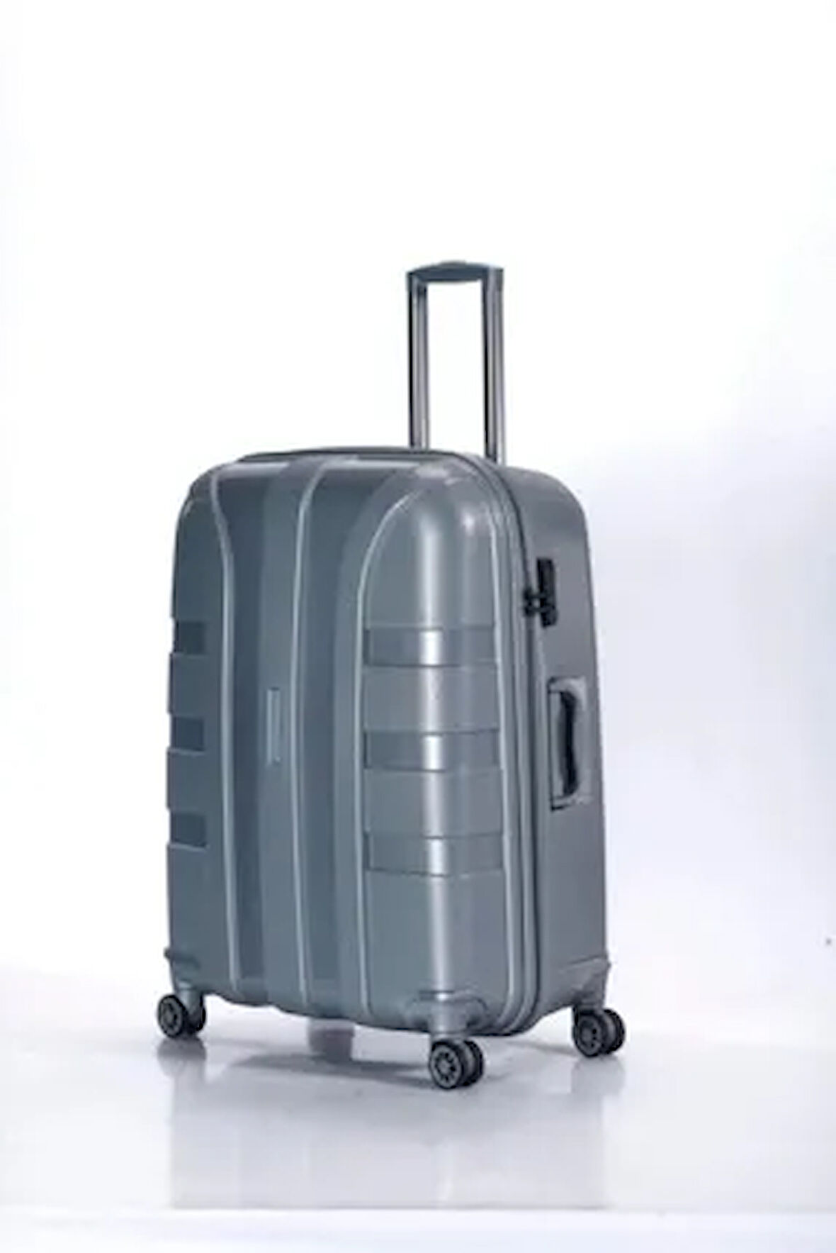 Monalisa Home Kırılmaz Büyük Boy Sılver Valiz