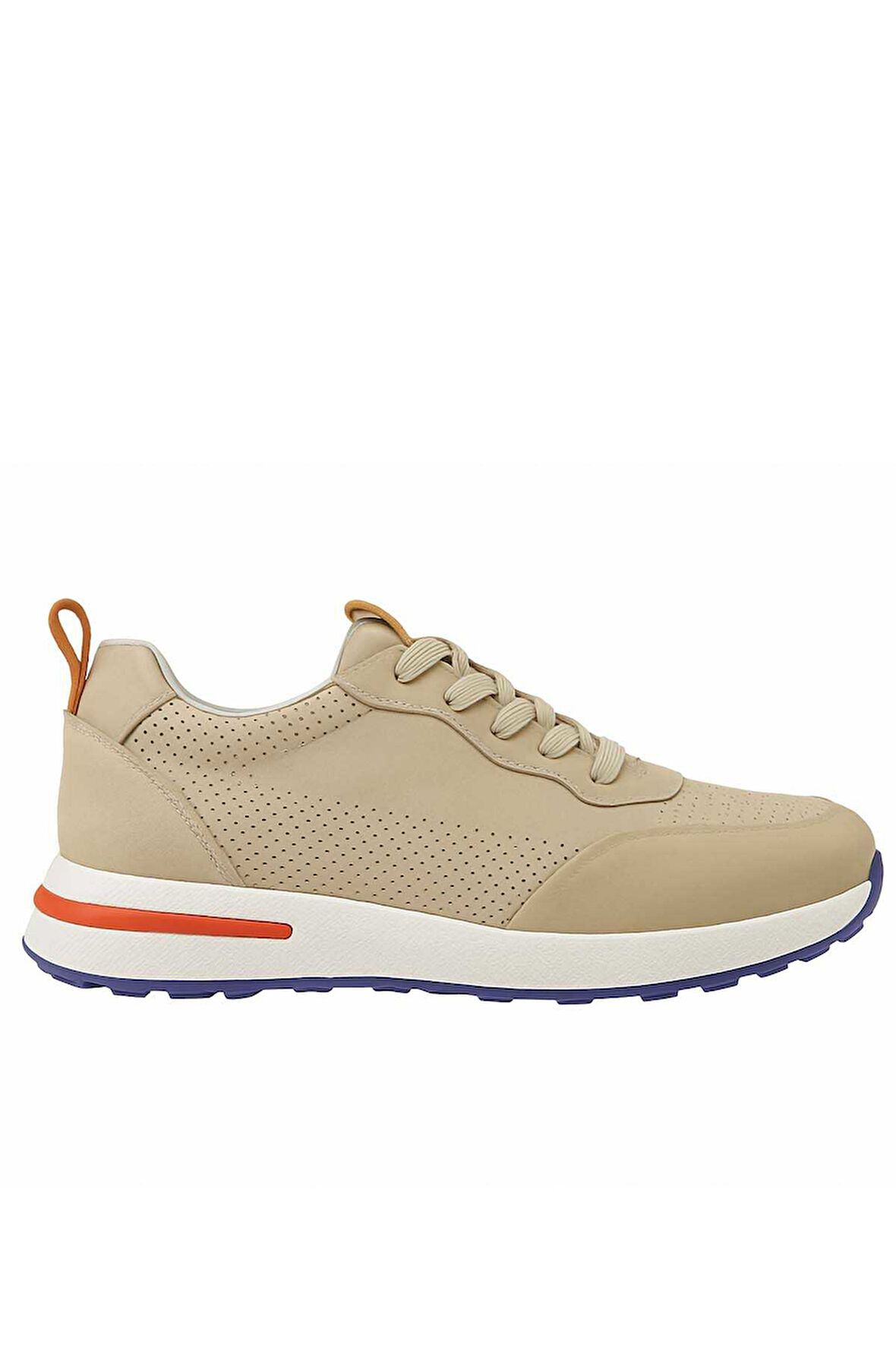  Erkek Bej Mevsimlik Casual Deri Spor Ayakkabı