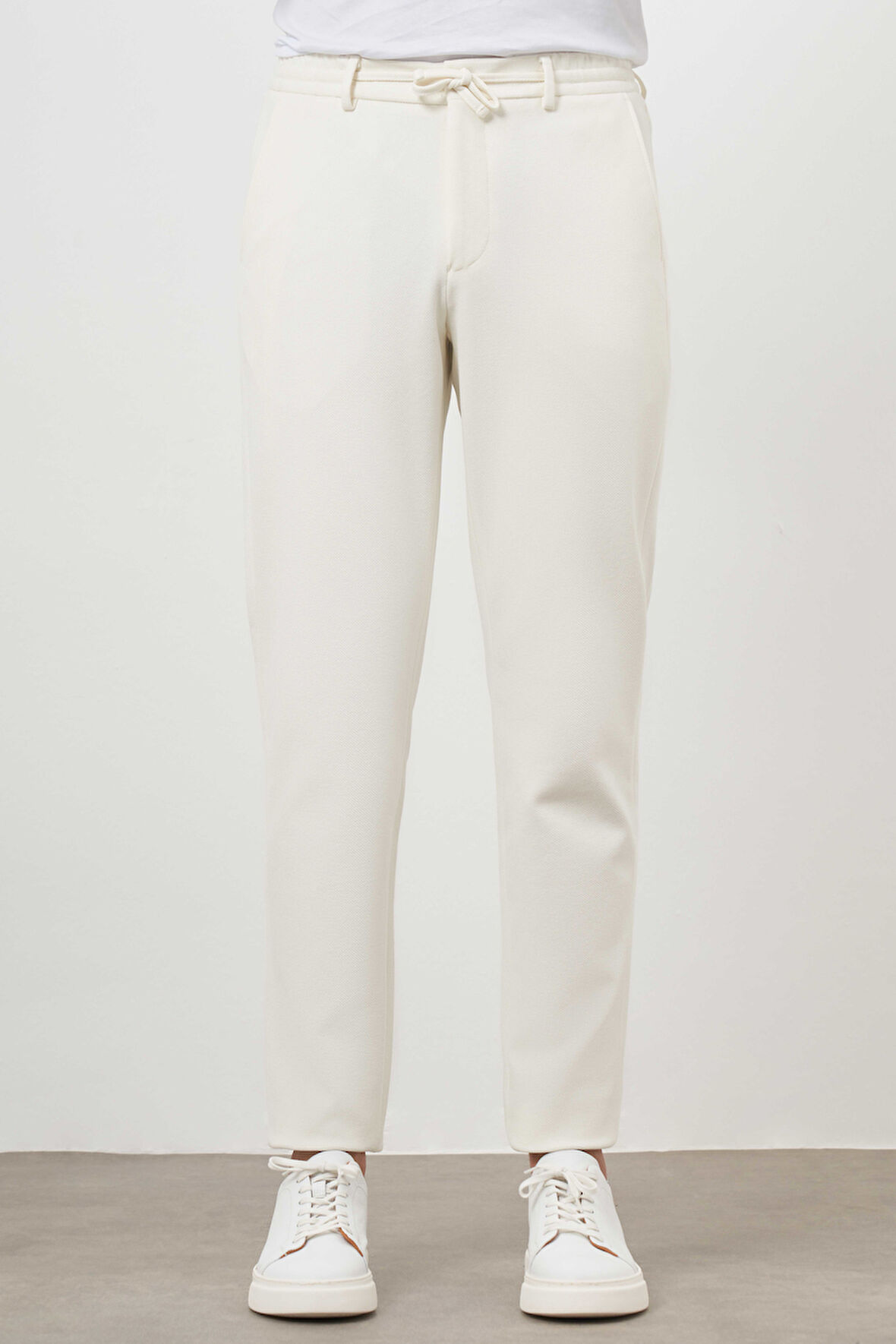  Erkek Ekru Jogger Dynamic Fit Spor Pantolon