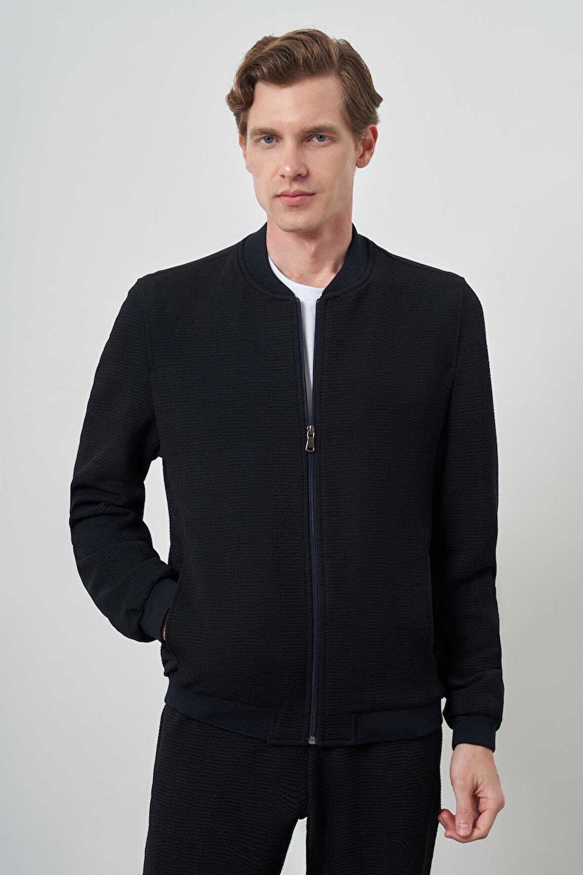  Erkek Lacivert Mevsimlik Worker Dynamic Fit Gömlek Ceket