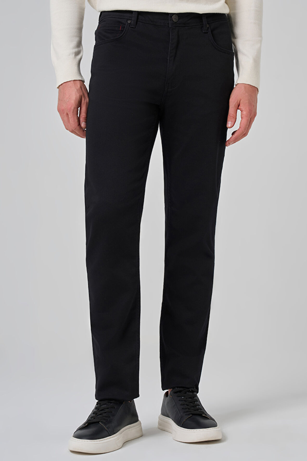  Erkek Siyah Denim 5 Cep Dynamic Fit Jean Kot Pantolon