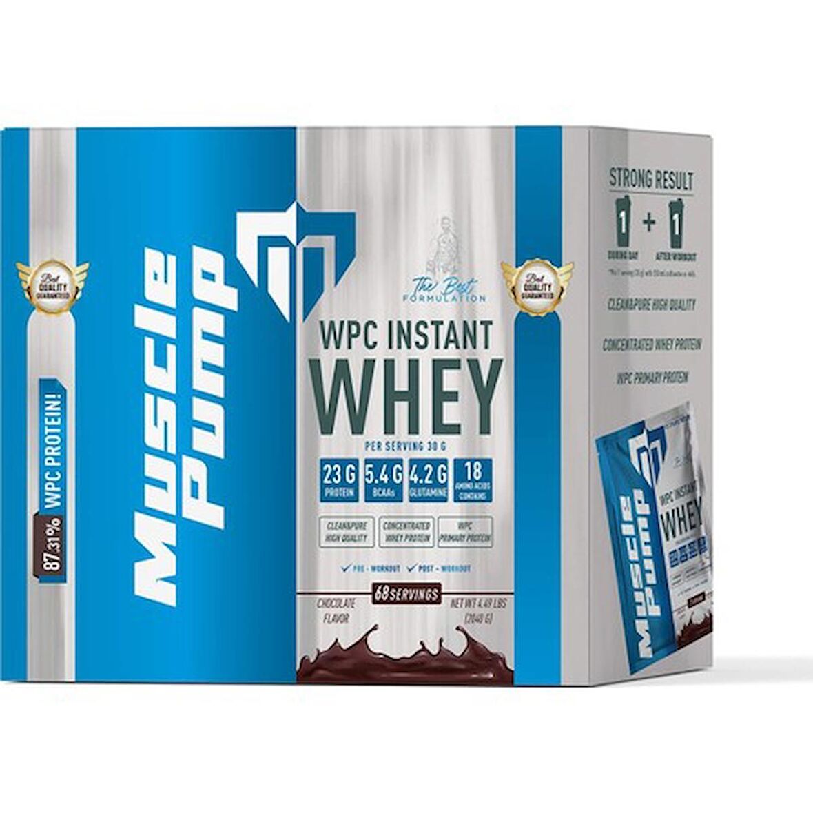 Muscle Pump Wpc Instant Whey Çikolata 68 Saşe