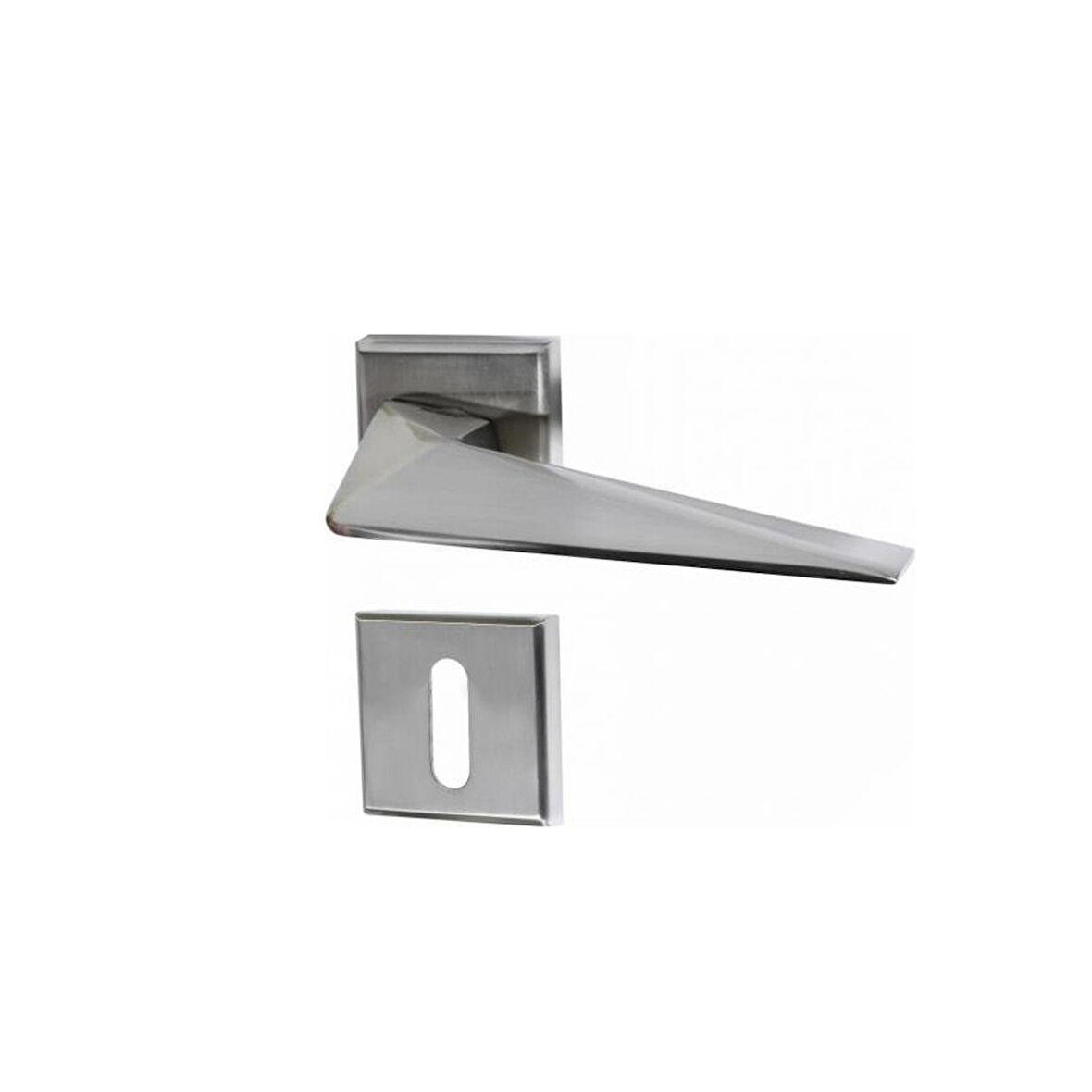 Nobel Kapı Kolu Yıldız Kare Rozet Wc Inox