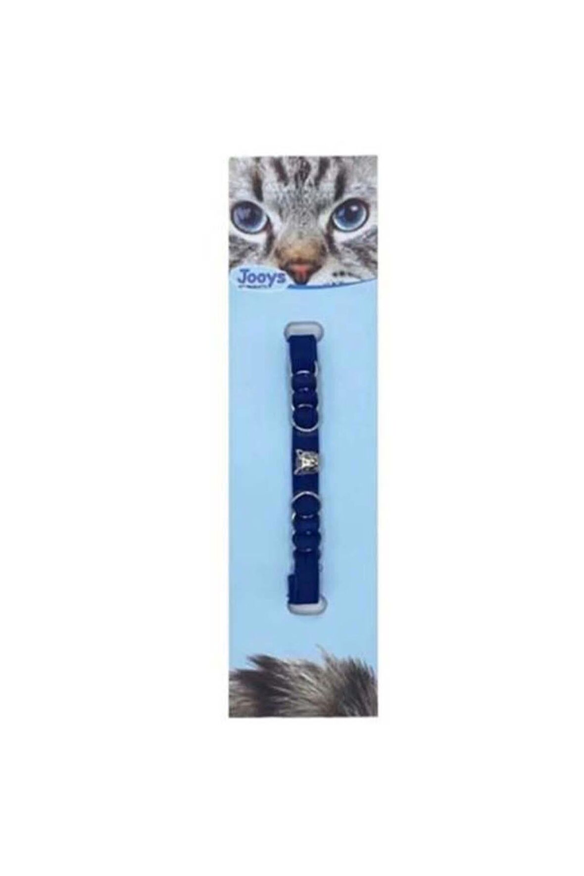 Jooys Kadife Zilli Halkalı Kedi Boyun Tasması Yeşil