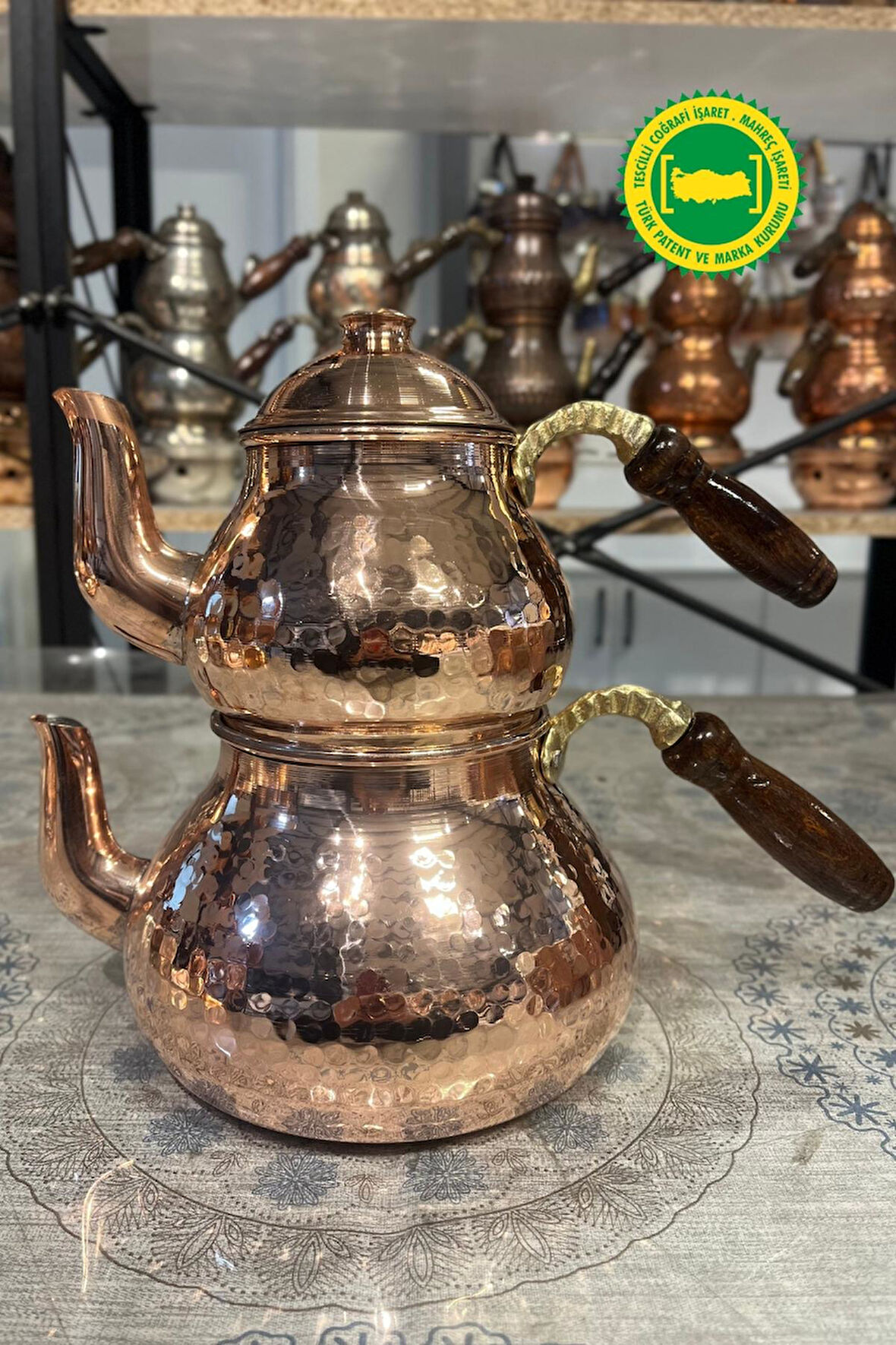 BAKIR JUMBO ÇAYDANLIK ÇEKİÇ DÖVME