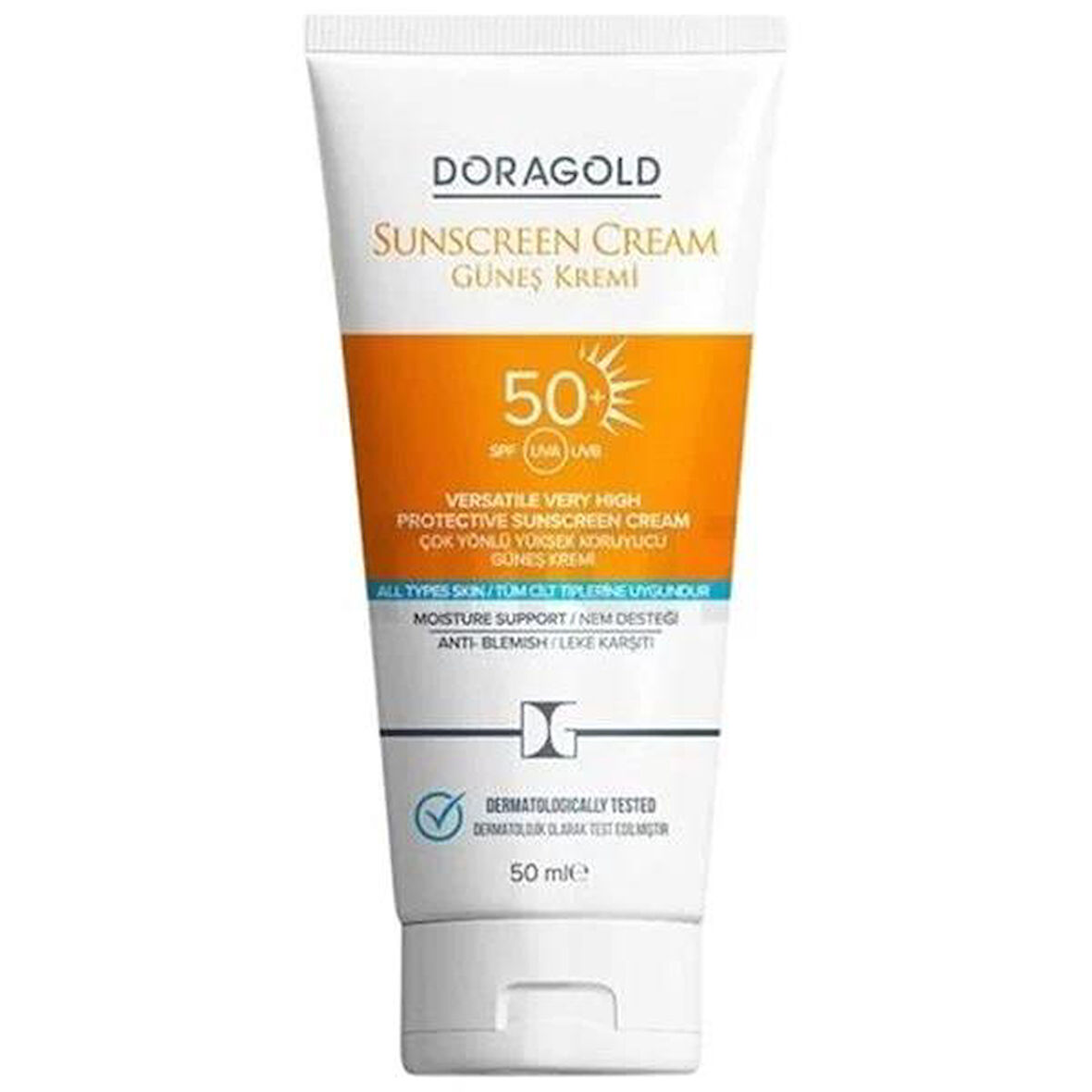 Doragold Güneş Koruyucu Krem SPF50 50 ml