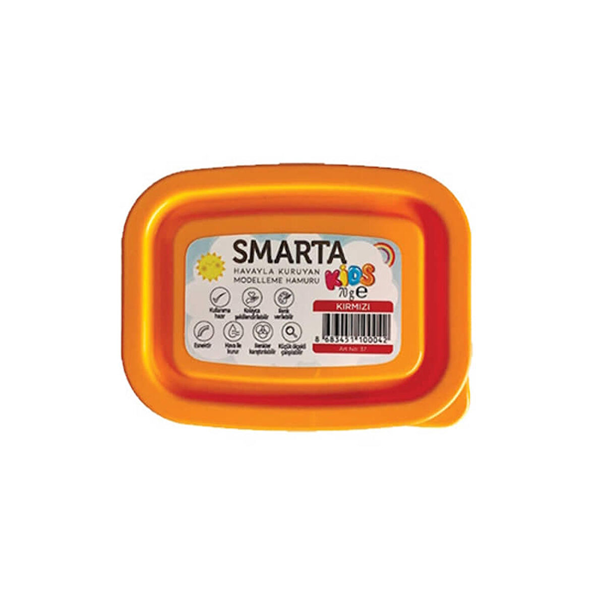 Smarta Kids Havayla Kuruyan Modelleme Hamuru Kırmızı 70 gr