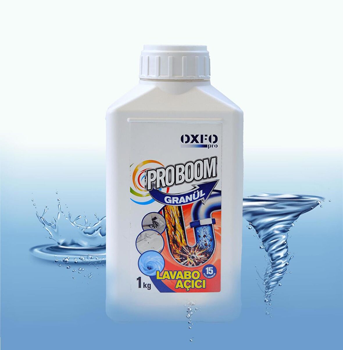 OxfoPro Proboom 1 kg Lavabo Açıcı Granül