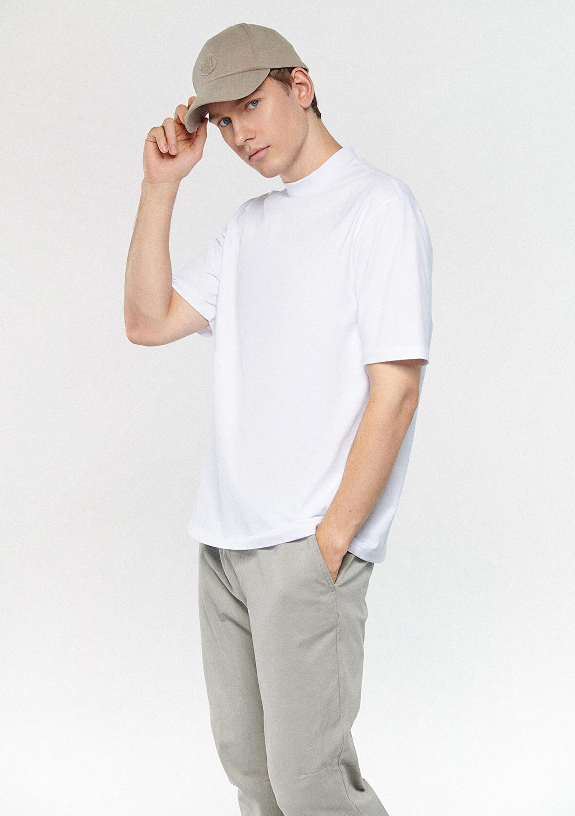 Mavi Beyaz Basic Tişört 0611193-620