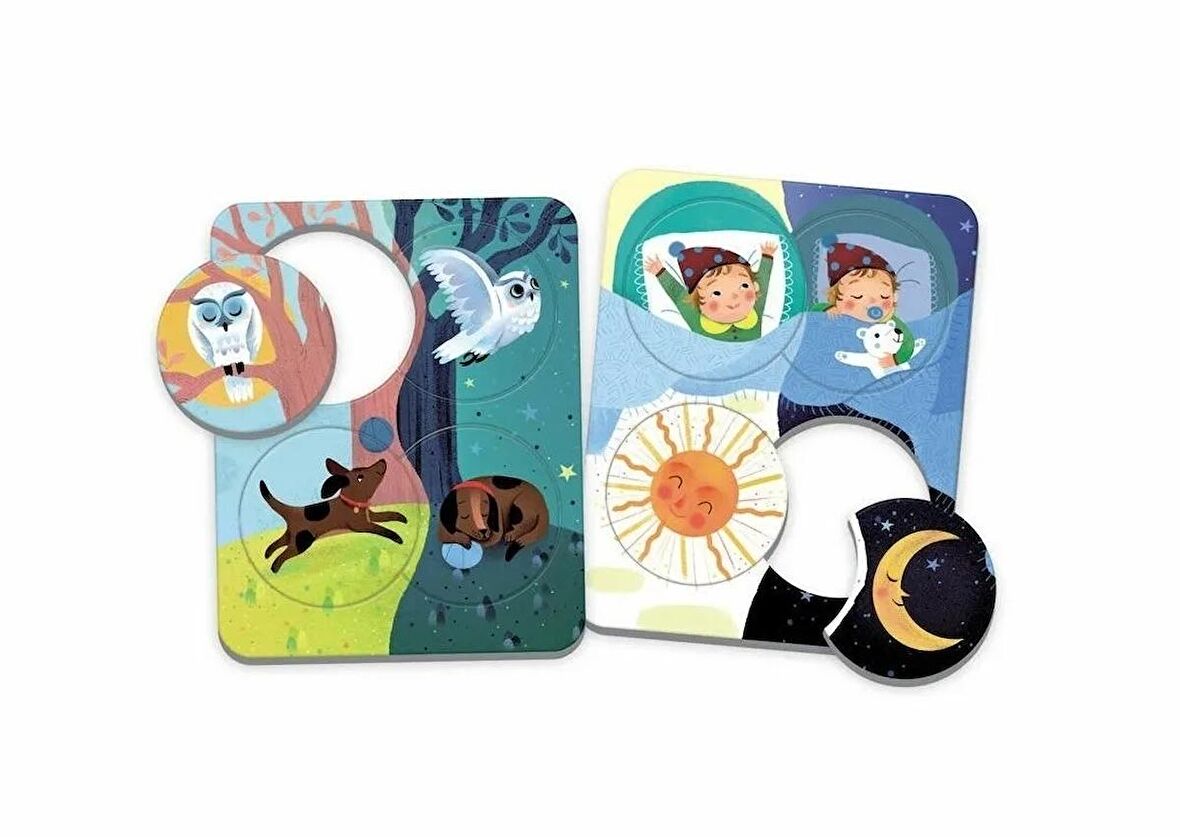 Clementoni Little Match Gece Ve Gündüz 2 Yaş