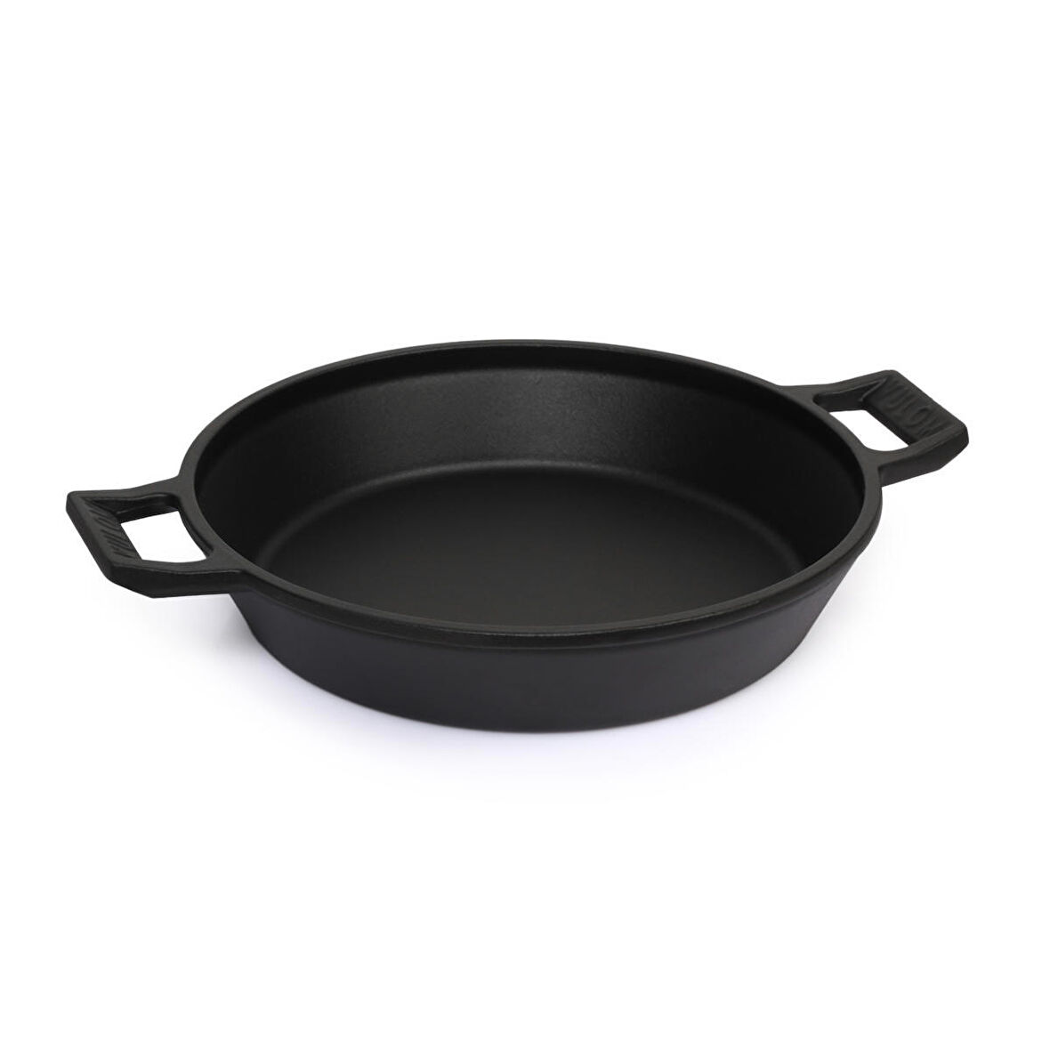VULOM LOTUS Demir Döküm Tava 26 cm Çift Kulp Siyah