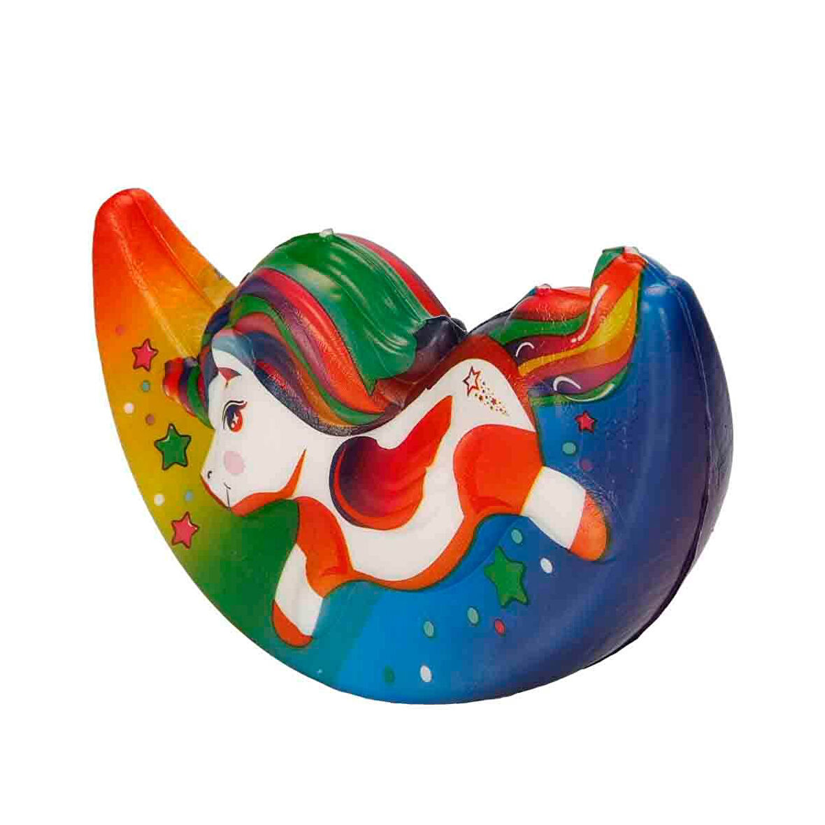 Squishy Ay Unicorn: Slow Rising Köpük Oyuncak! Kawaii Stres Giderici Figür