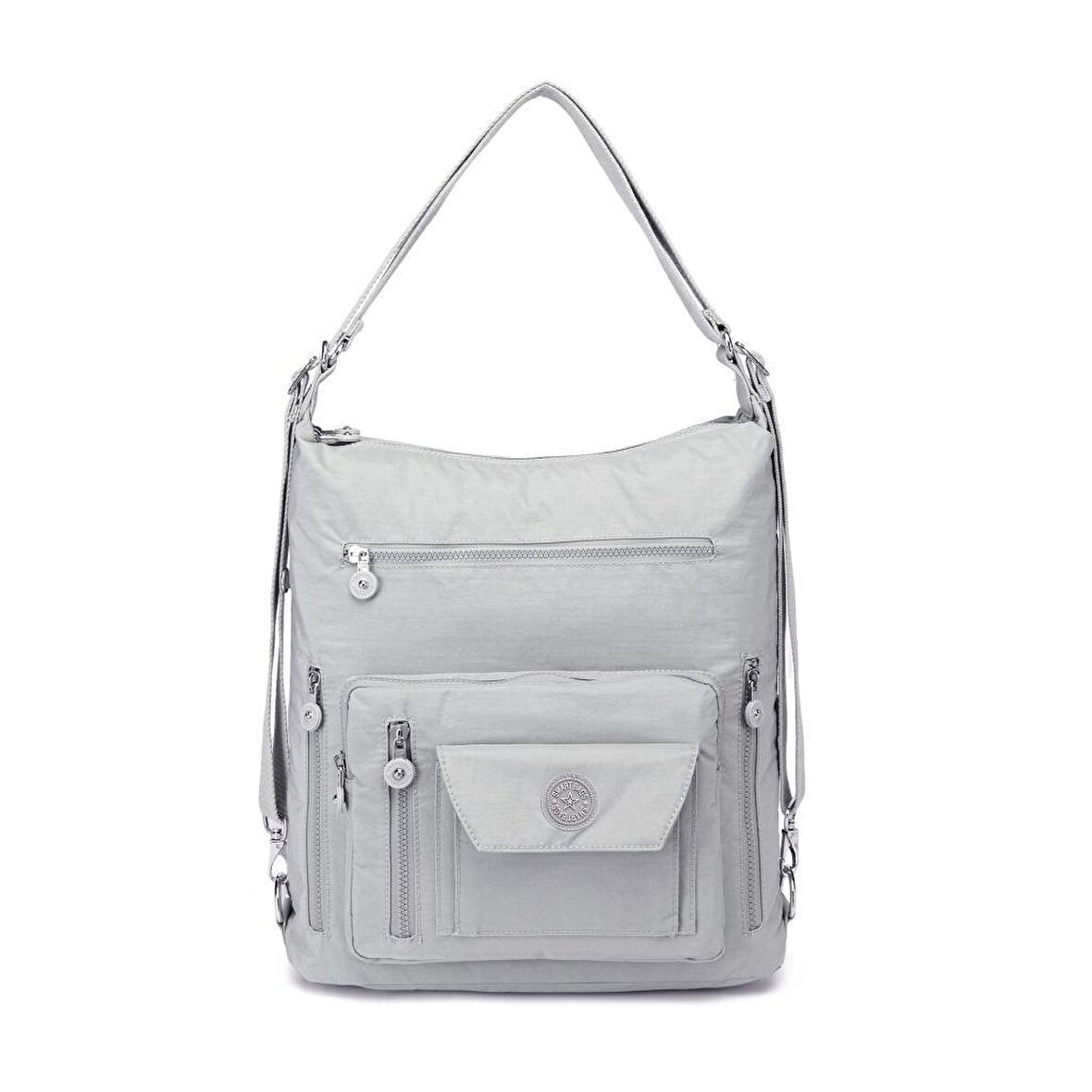 Smart Bags Hem Sırt Hem Omuz Kadın Çantası 1205 A.Gri