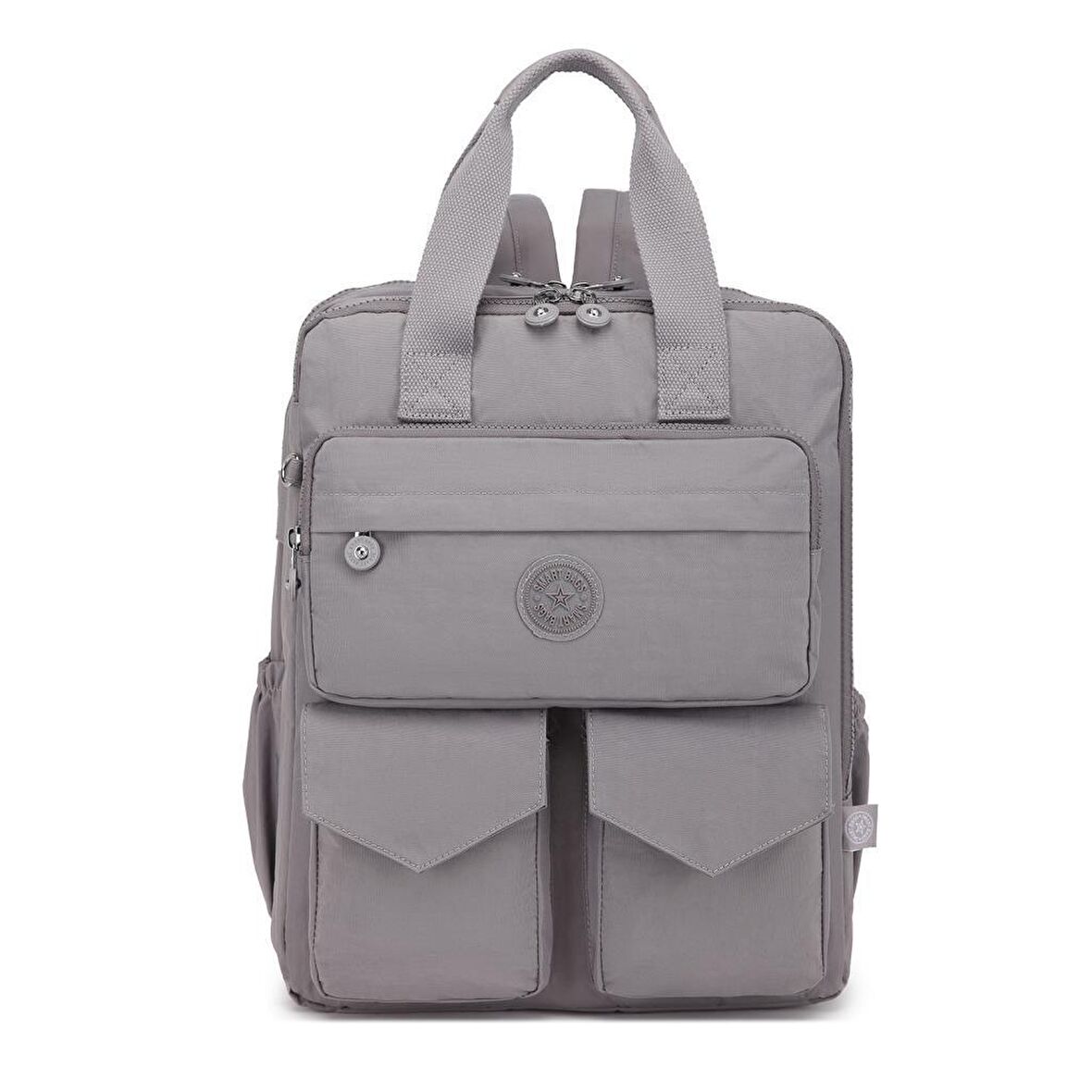 Büyük Boy Krinkıl Kumaş Sırt Çantası Smart Bags 1175