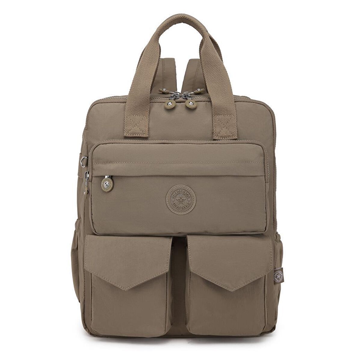 Büyük Boy Krinkıl Kumaş Sırt Çantası Smart Bags 1175