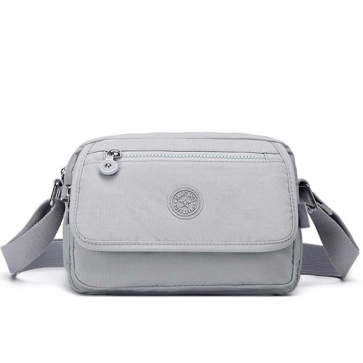 Smart Bags Postacı Kadın Çantası Krinkıl Kumaş 3166