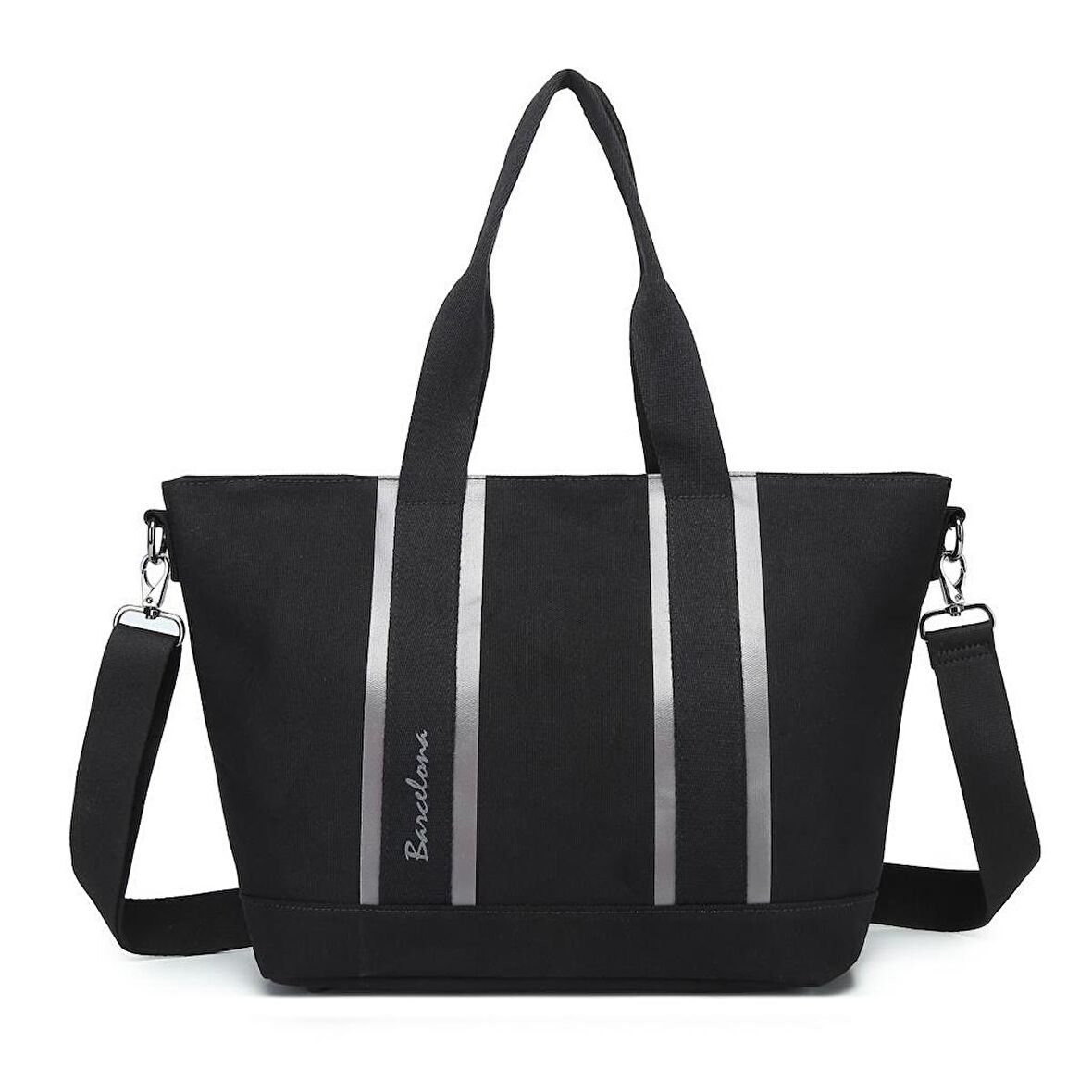 Barcelona Dev Boy Exclusive Kanvas Kumaş Kadın Omuz Çantası 1312