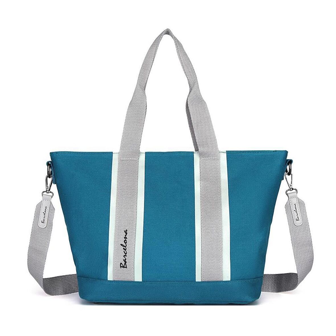 Barcelona Dev Boy Exclusive Kanvas Kumaş Kadın Omuz Çantası 1312