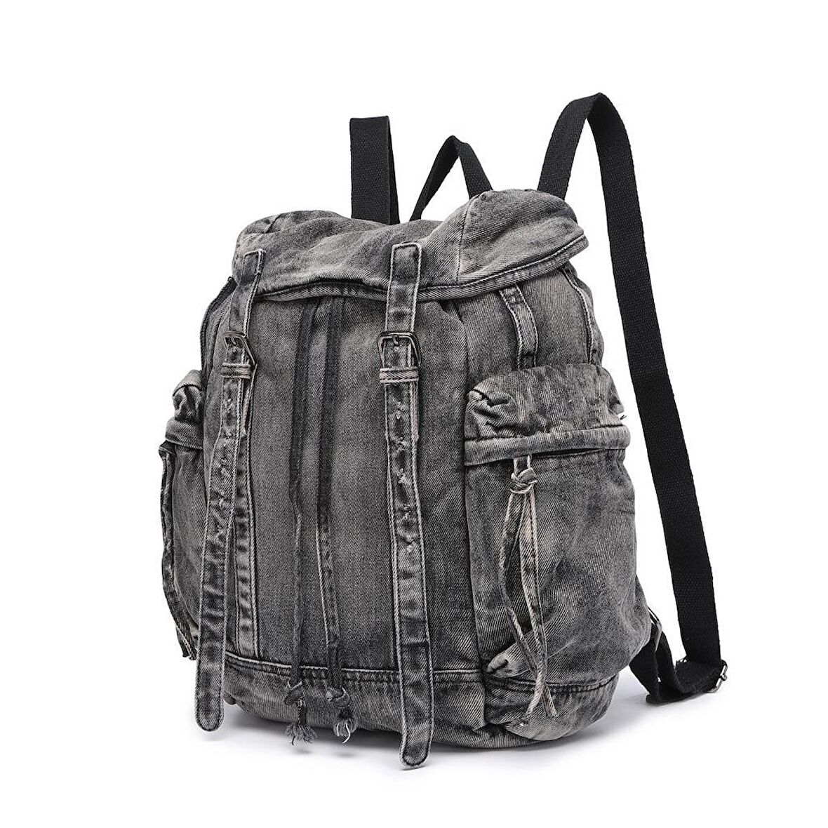 Denim Kot Kumaşı Kadın Sırt Çantası Barcelona 3217