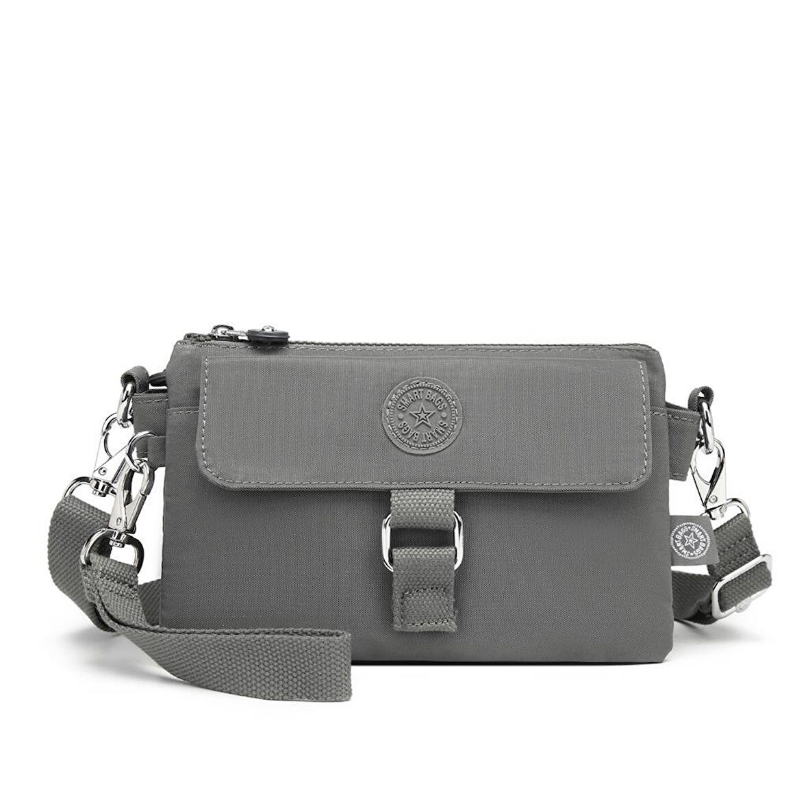 Minik Boy Smart Bags Postacı Kadın Çantası Krinkıl Kumaş 1147