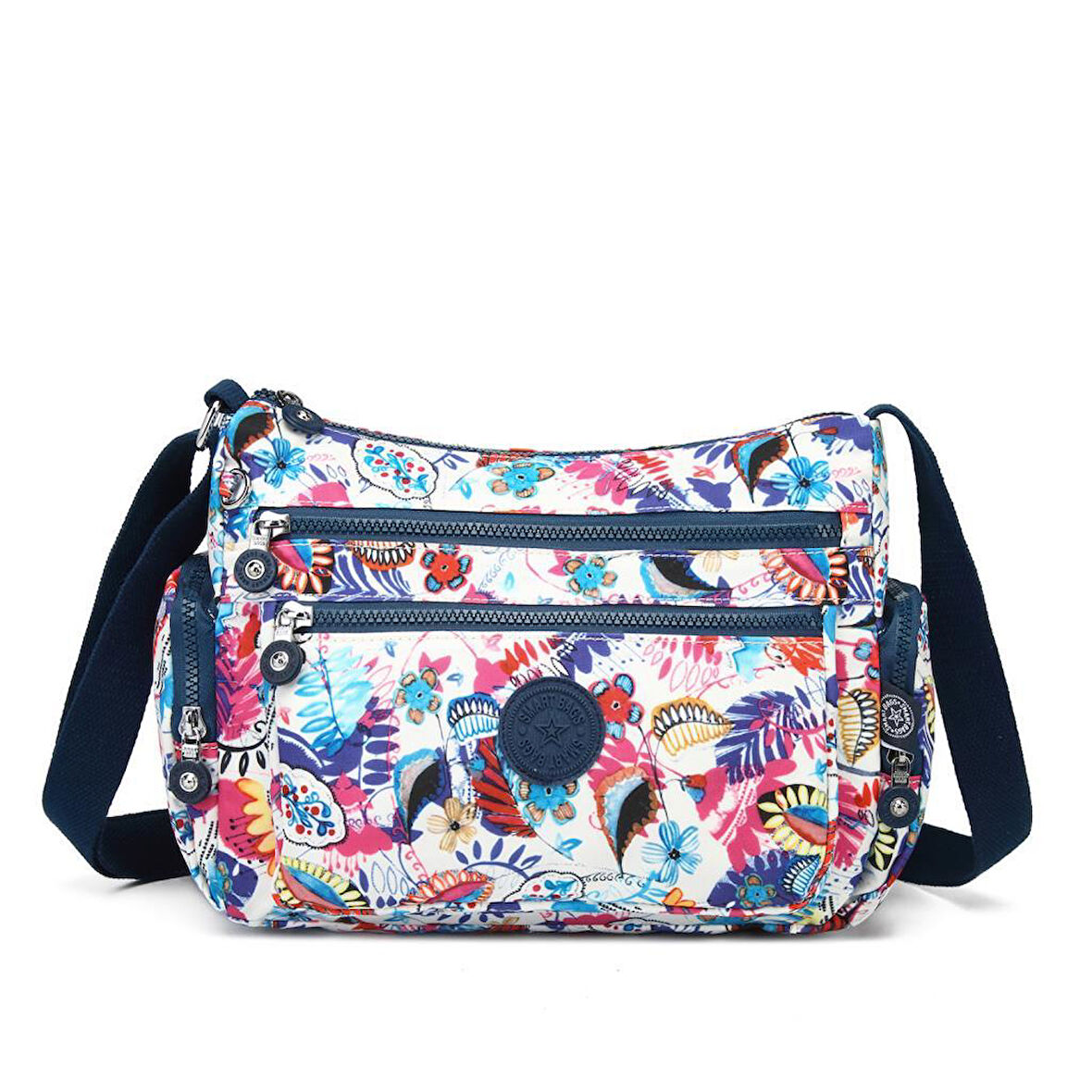 Krinkıl Kumaş Kadın Postacı Çantası Smart Bags 1115 Selva