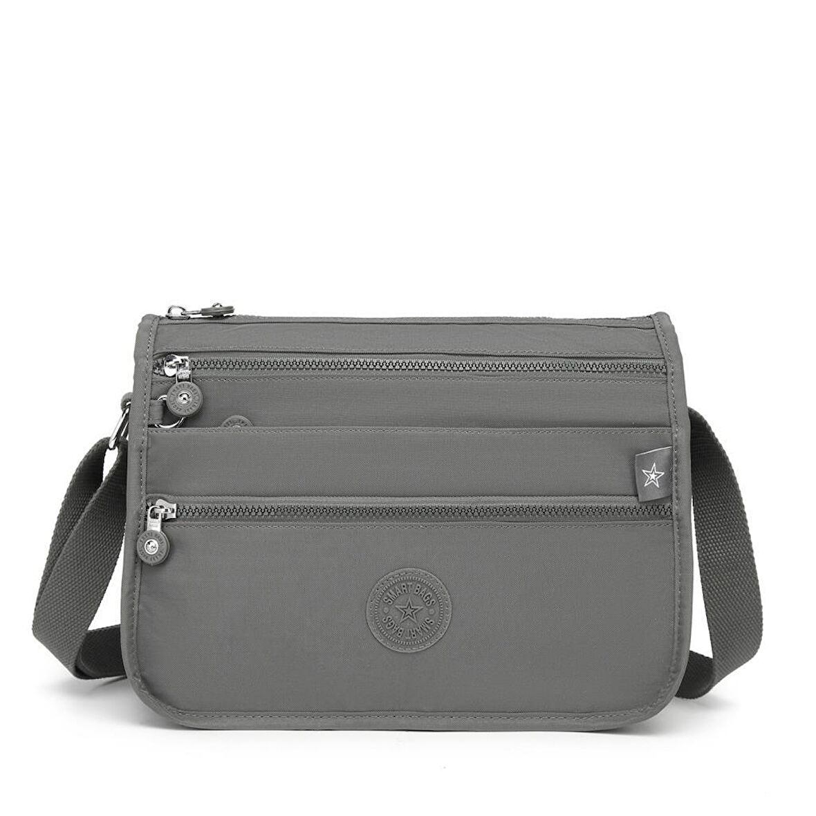 Kadın Postacı Omuz Çantası Smart Bags 1128 Koyu Gri