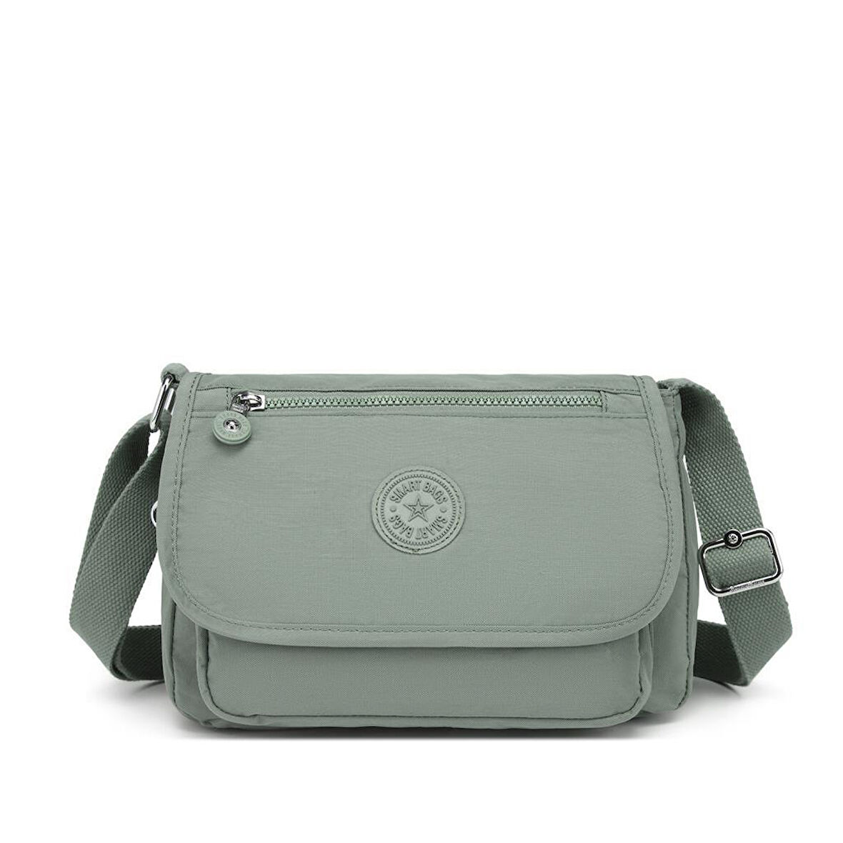 Krinkıl Kumaş Kadın Postacı Çantası Smart Bags 1148
