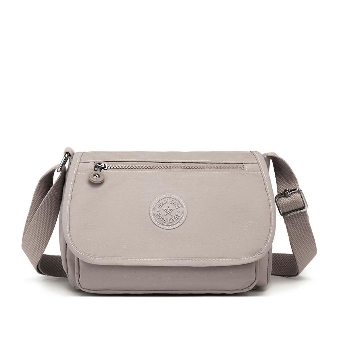 Krinkıl Kumaş Kadın Postacı Çantası Smart Bags 1148