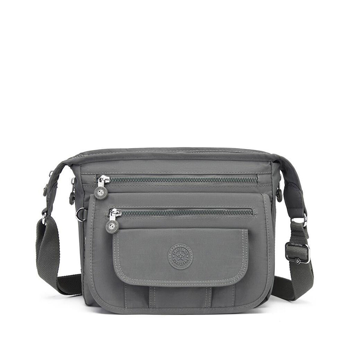Krinkıl Kumaş Kadın Postacı Çantası Smart Bags 3005